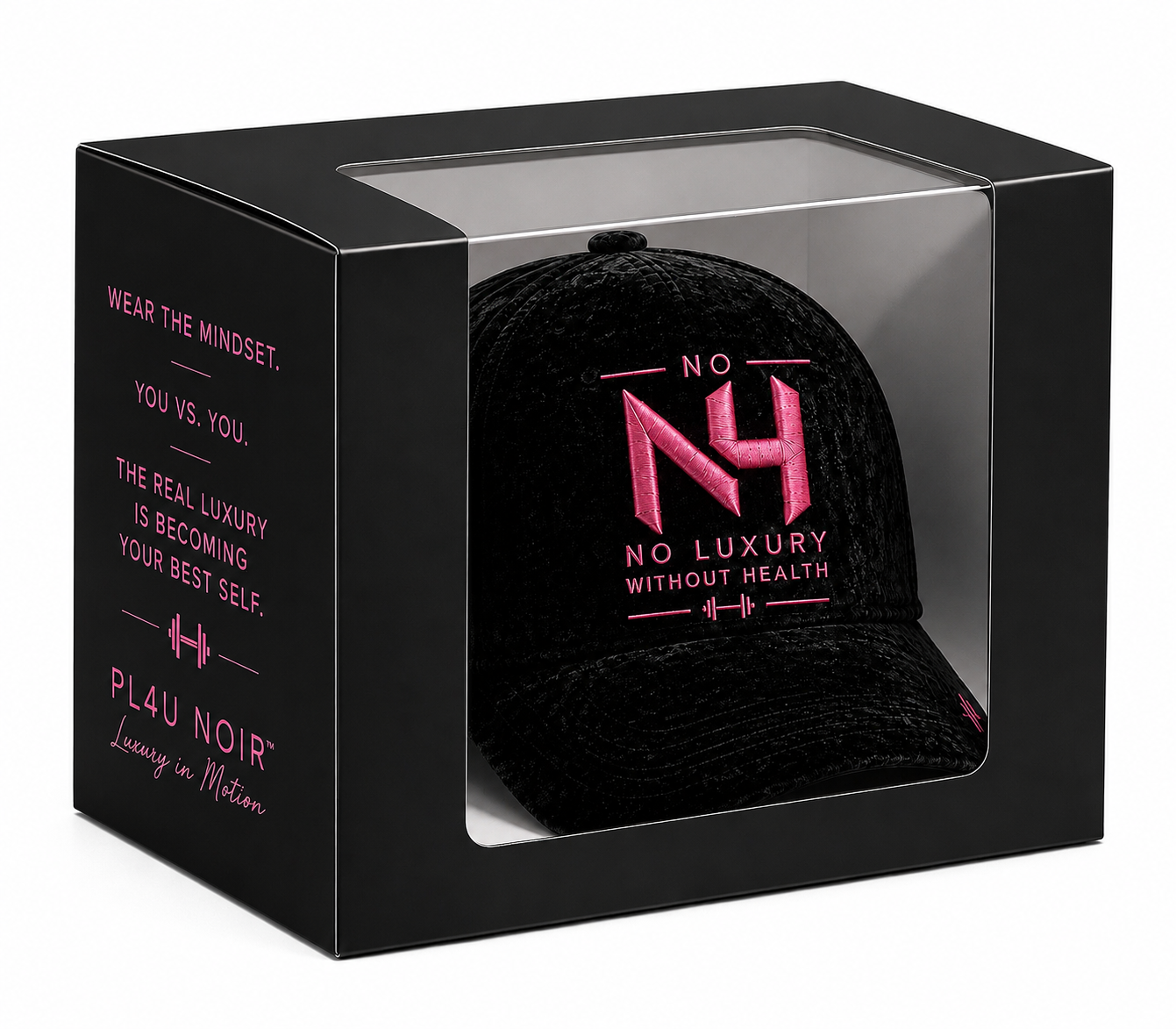 PL4U NOIR™ Signature Cap ⭐ (pre-order)